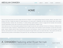 Tablet Screenshot of abdullahchhadeh.info